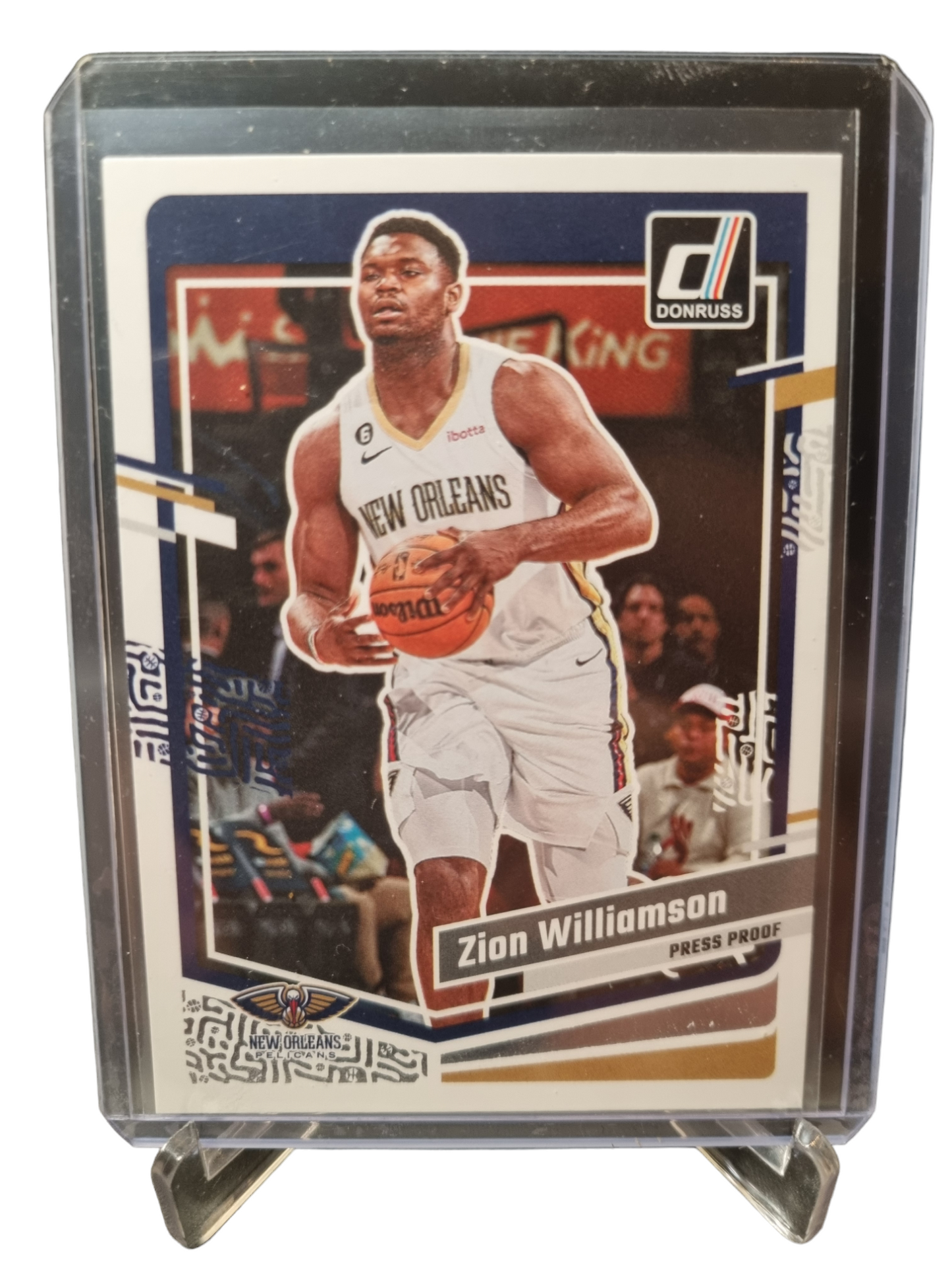 2023-24 Panini Donruss #122 Zion Williamson Press Proof