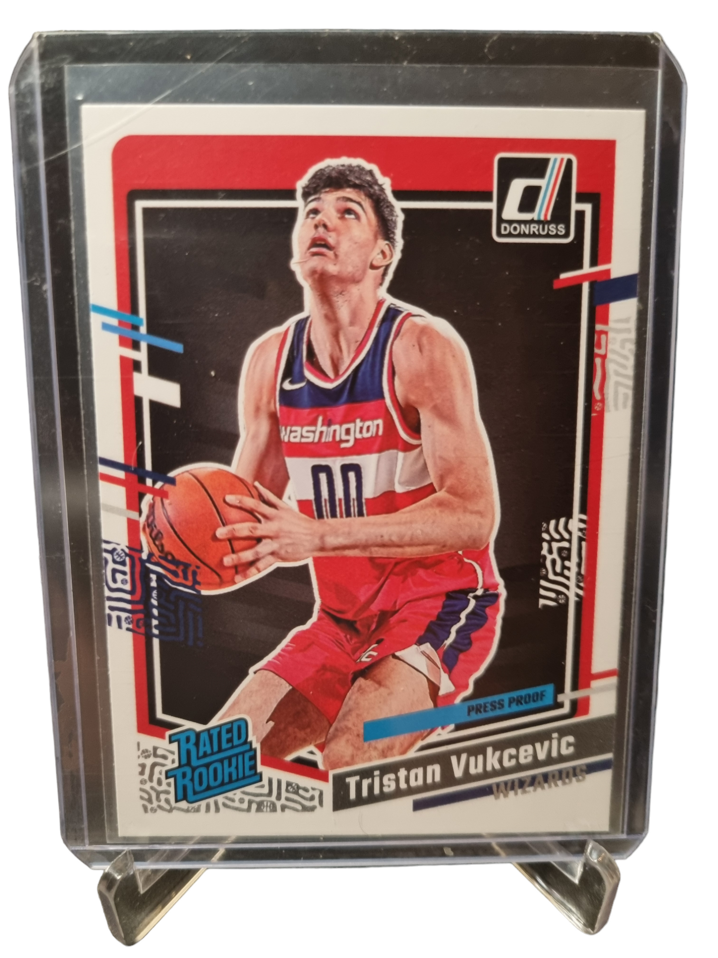 2023-24 Panini Donruss #230 Tristan Vukcevic Rated Rookie Press Proof