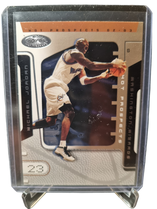 2002 Hoops #34 Michael Jordan Hoops Hot Properties