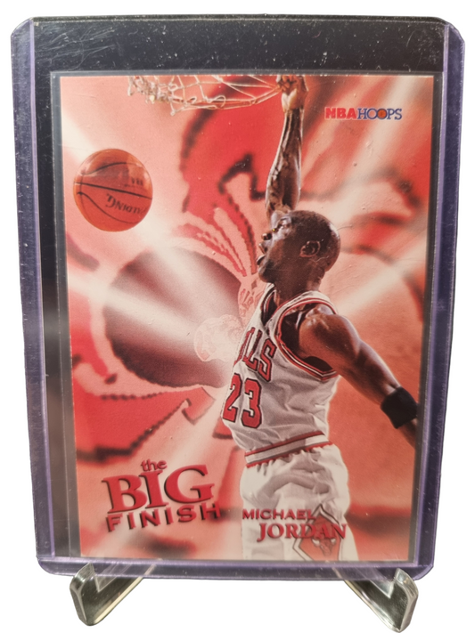 1996 Hoops #176 Michael Jordan The Big Finish