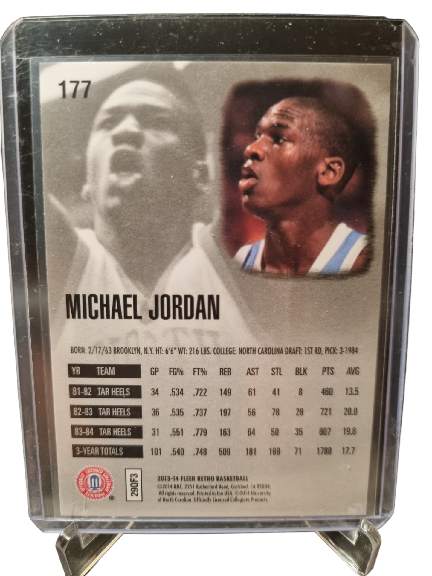 2013-14 Fleer Ultra #177 Michael Jordan Fleer Retro