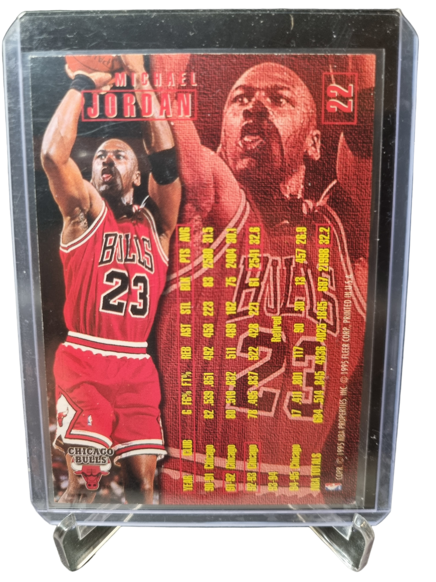 1995-96 Fleer #22 Michael Jordan