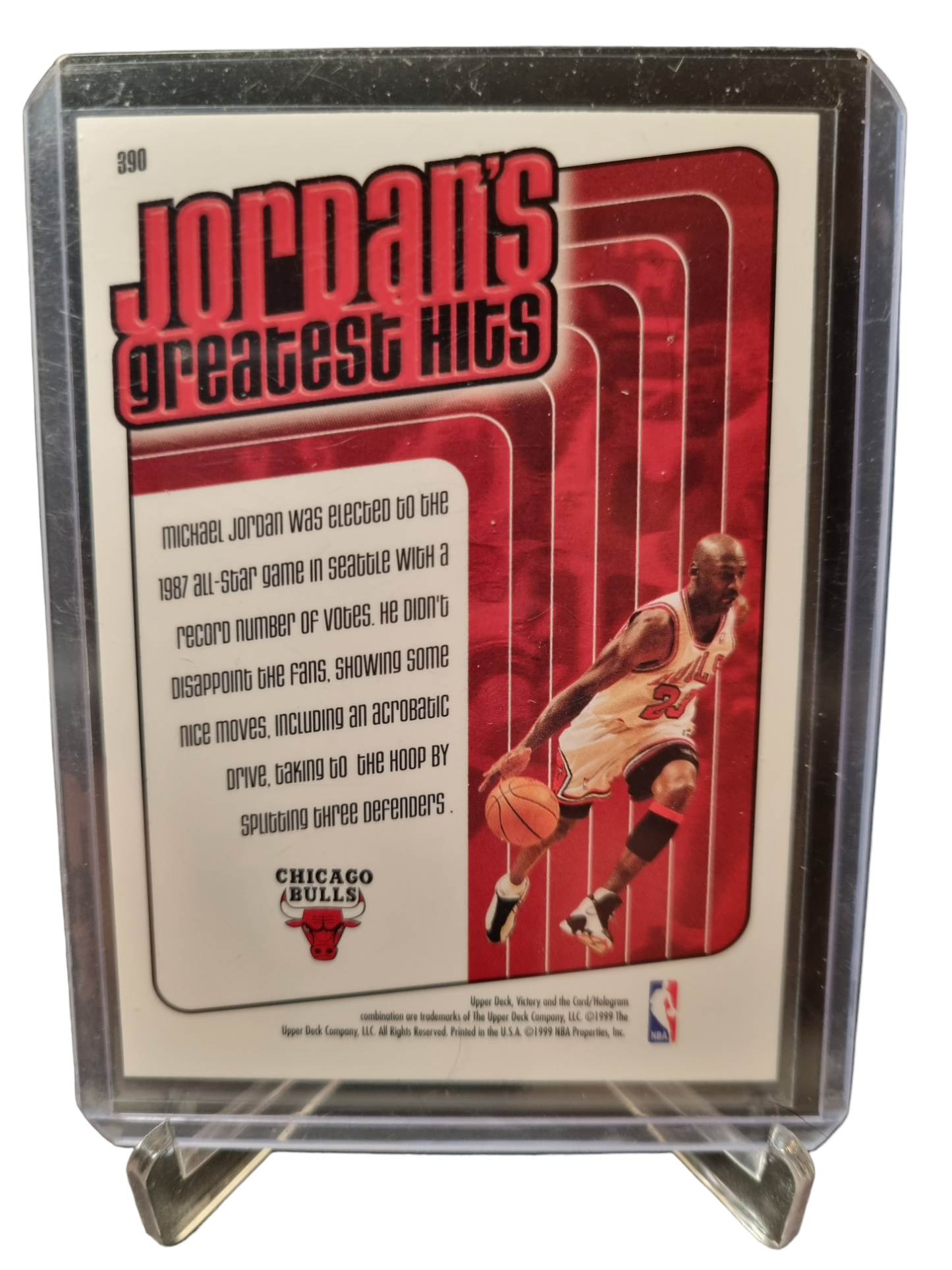 1999 Upper Deck Victory #390 Michael Jordan Jordans Greatest Hits