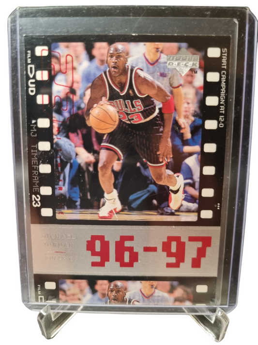 1998 Upper Deck #101 Michael Jordan Start Campaign At 12-0