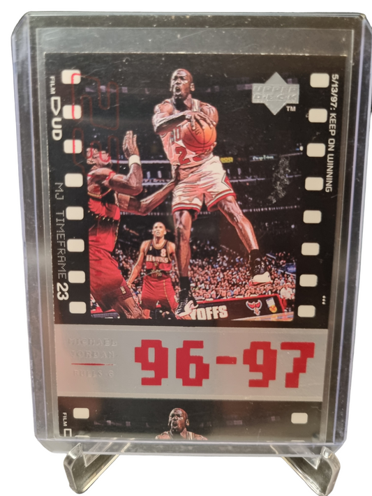 1998 Upper Deck #111 Michael Jordan Keep On Winning