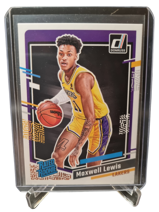 2023-24 Donruss #235 Maxwell Lewis Rated Rookie
