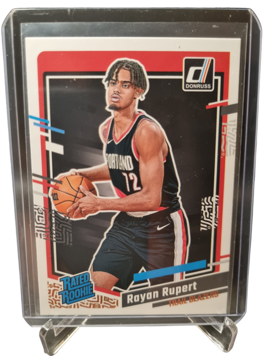 2023-24 Panini Donruss #218 Rayan Rupert Rated Rookie