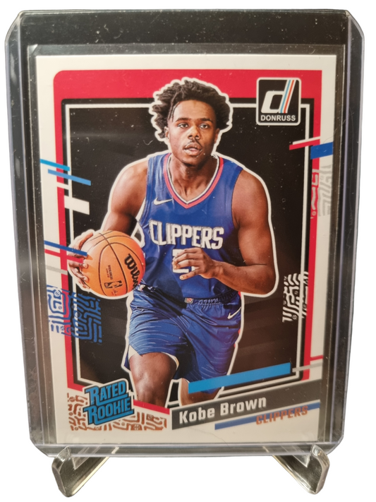 2023-24 Panini Donruss #239 Kobe Brown Rated Rookie