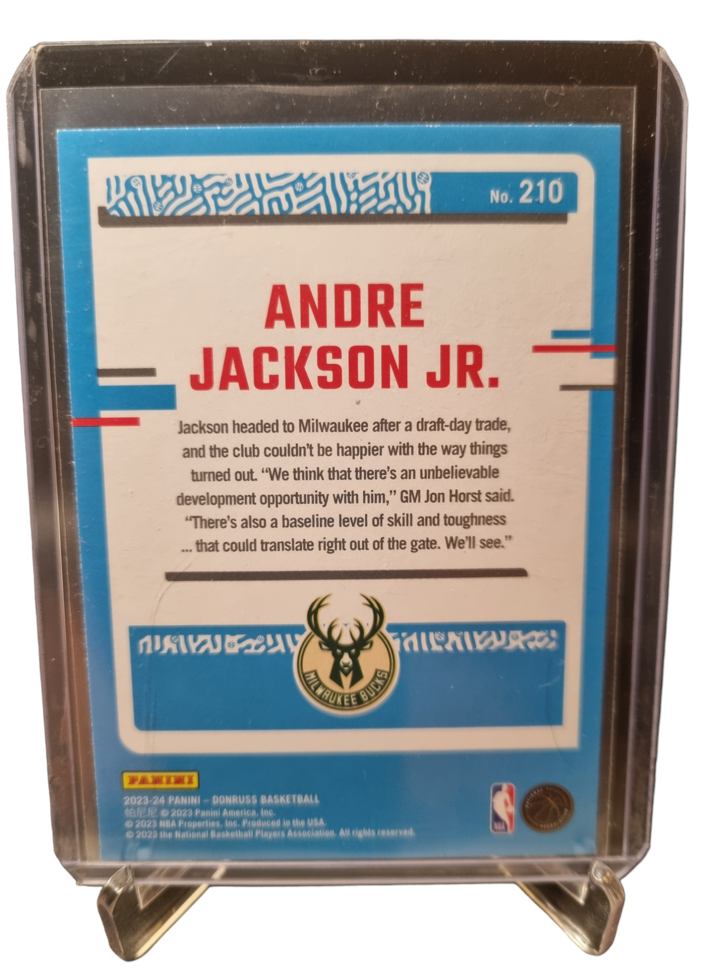 2023-24 Panini Donruss #210 Andre Jackson JR Rated Rookie