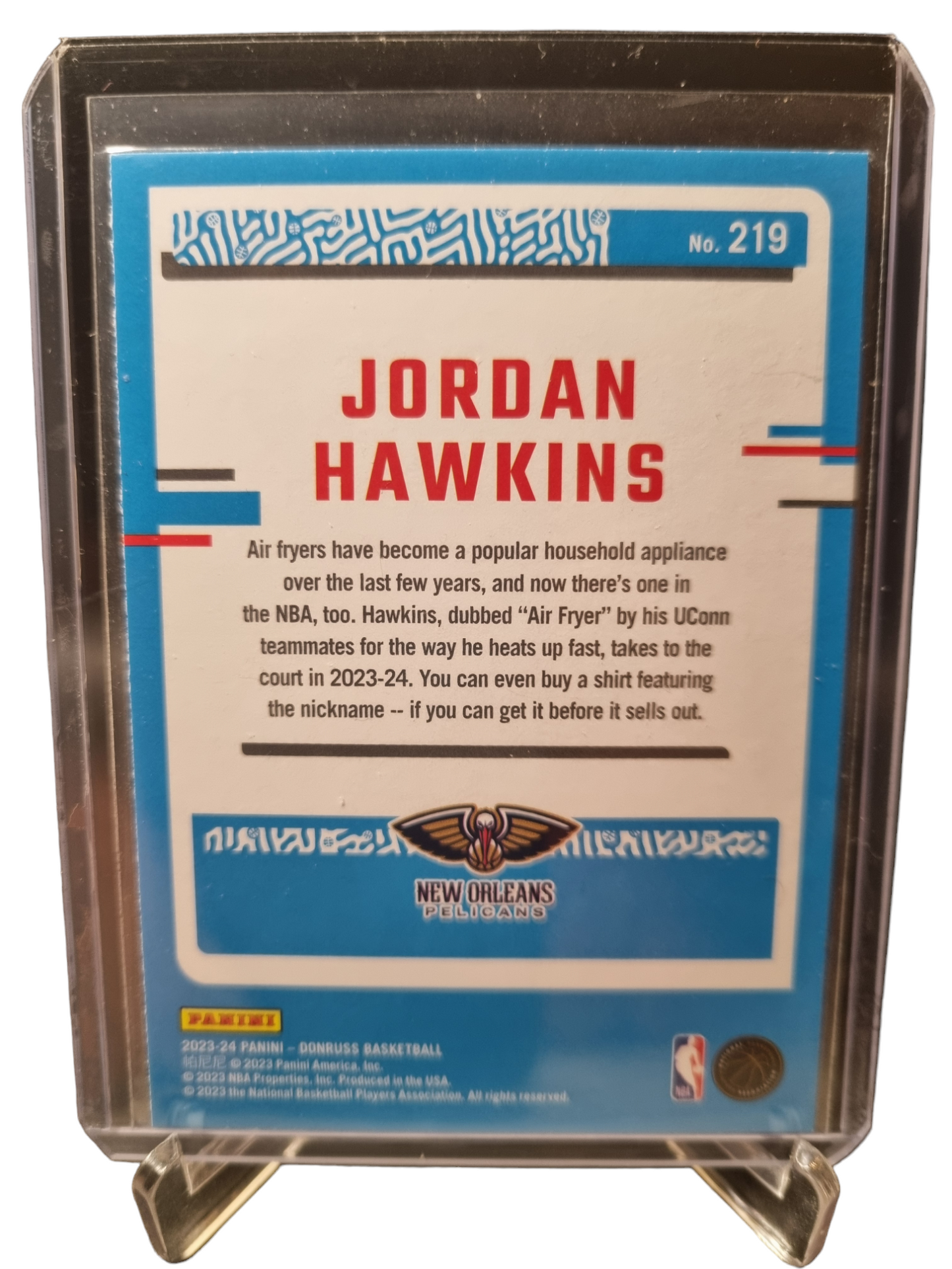 2023-24 Panini Donruss #219 Jordan Hawkins Rated Rookie