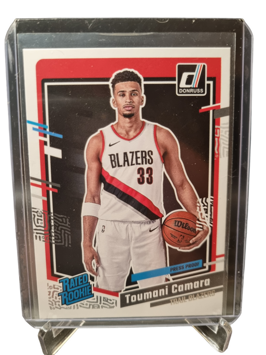 2023-24 Panini Donruss #245 Toumani Camara Rated Rookie Press Proof