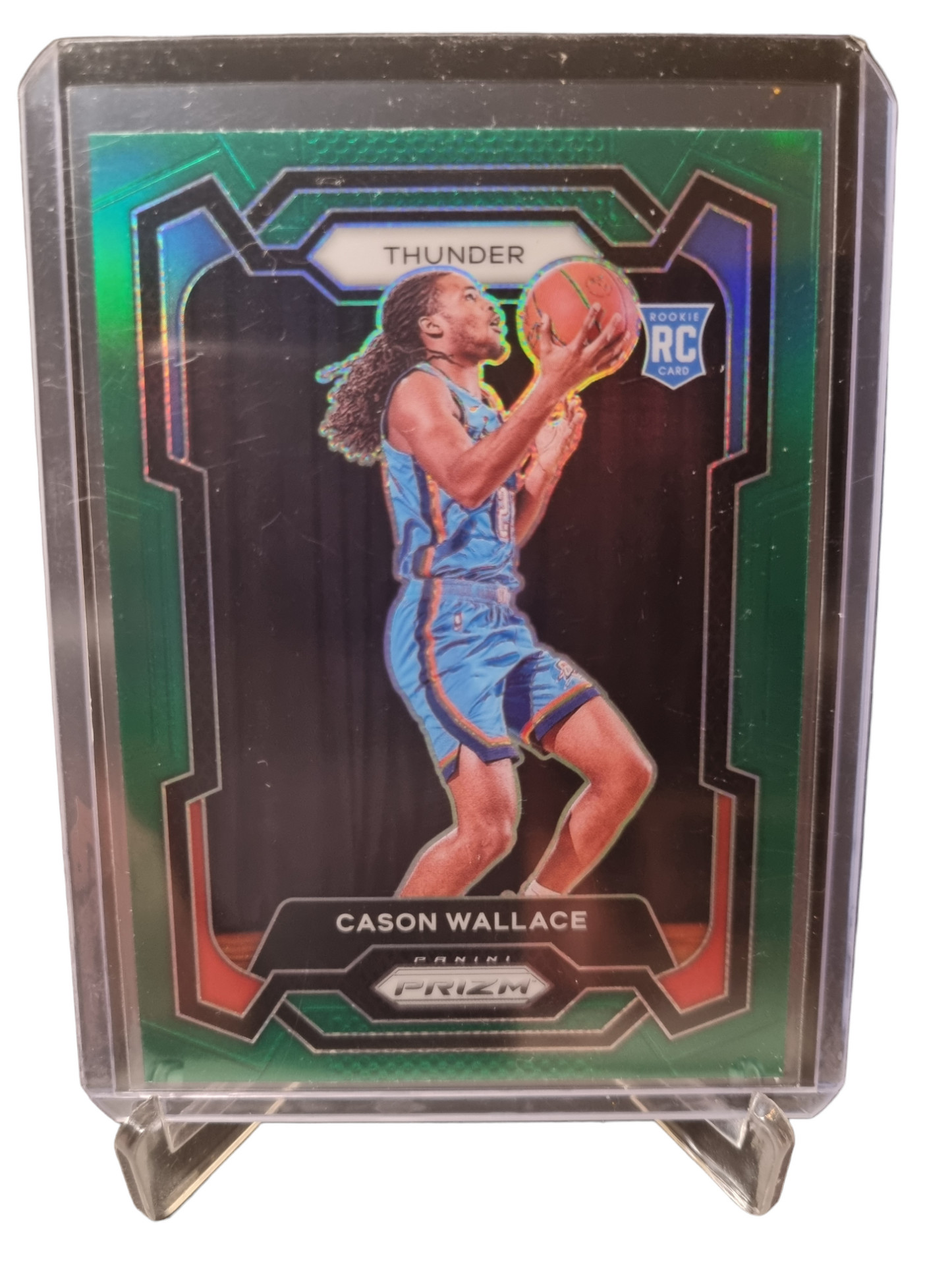 2023-24 Panini Prizm #139 Cason Wallace Rookie Card Green Prizm