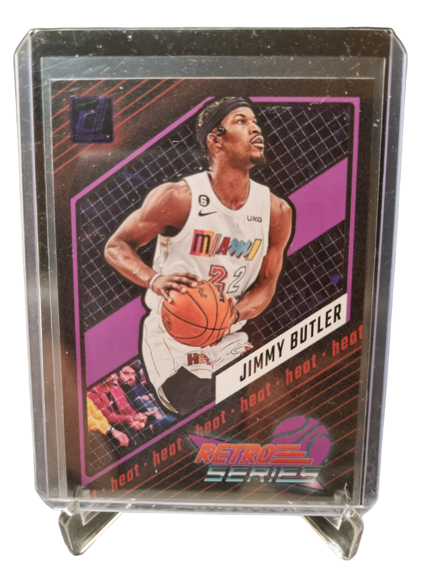 2023-24 Panini Donruss #24 Jimmy Butler Retro Series Purple Press Proof