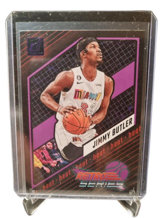 2023-24 Panini Donruss #24 Jimmy Butler Retro Series Purple Press Proof