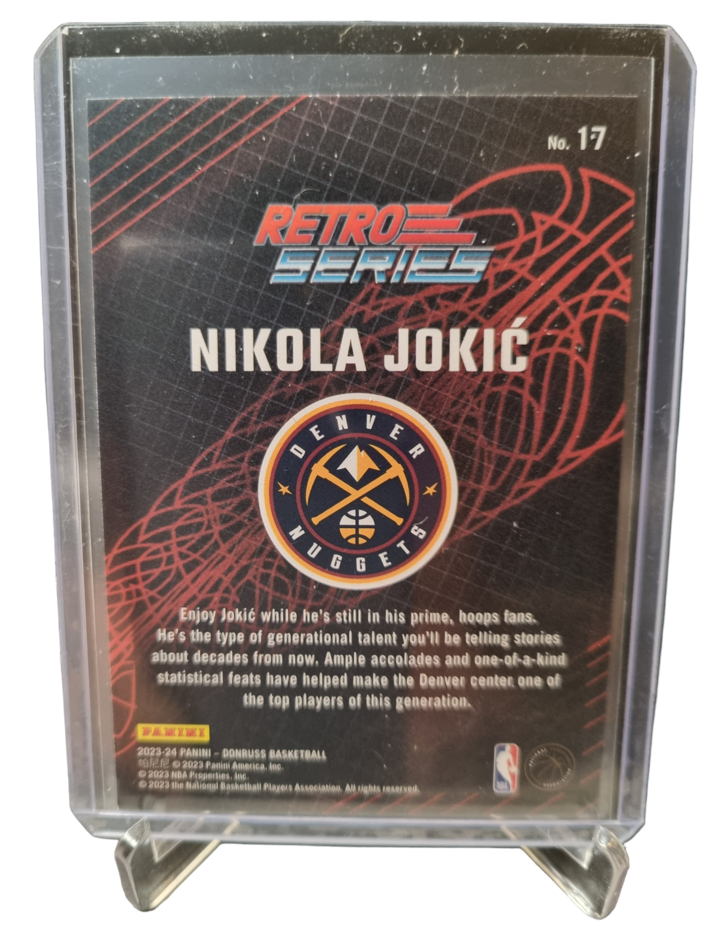 2023-24 Panini Donruss #17 Nikola Jokic Retro Series