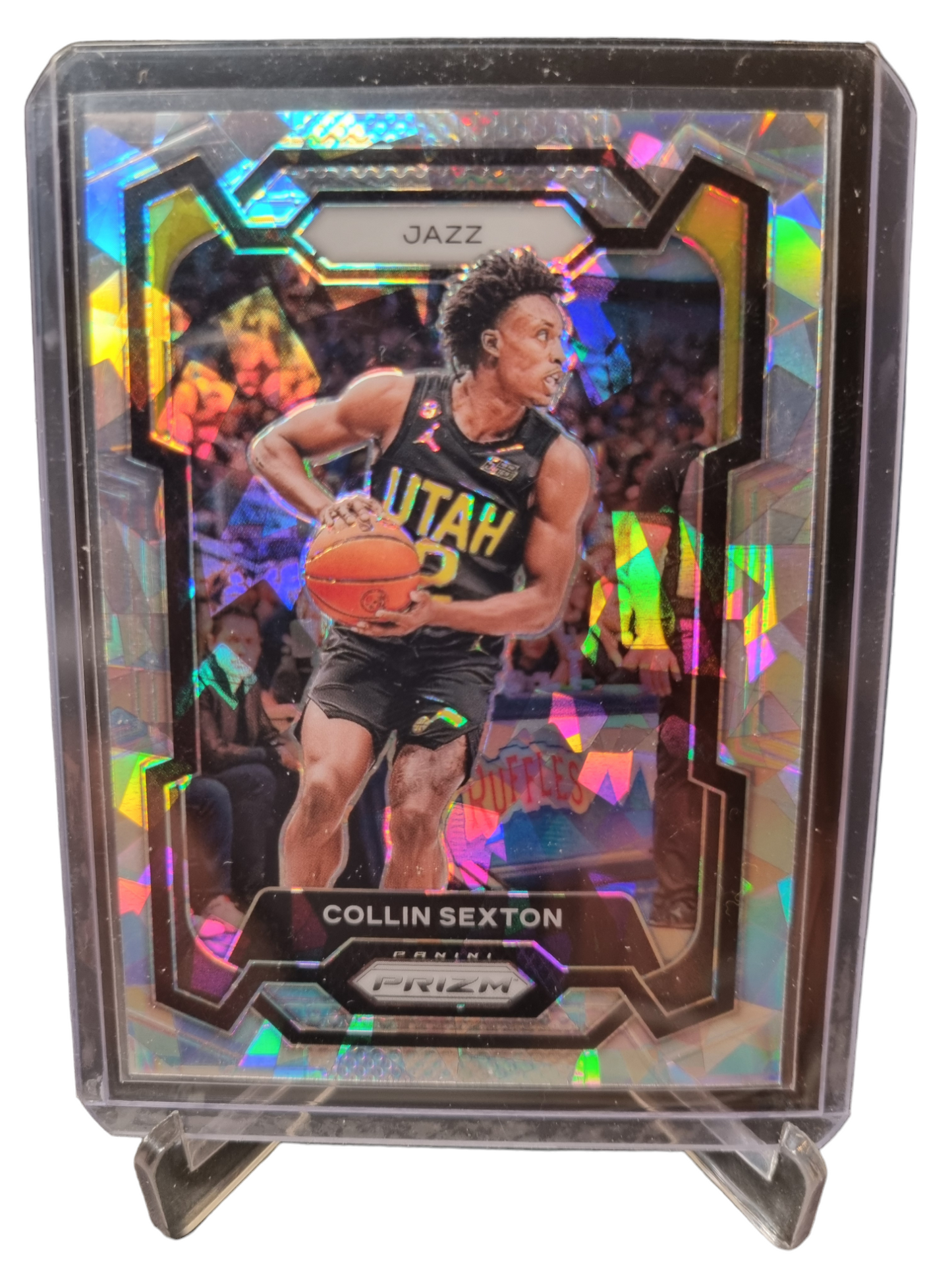 2023-24 Panini Prizm #13 Colin Sexton Cracked Ice Prizm