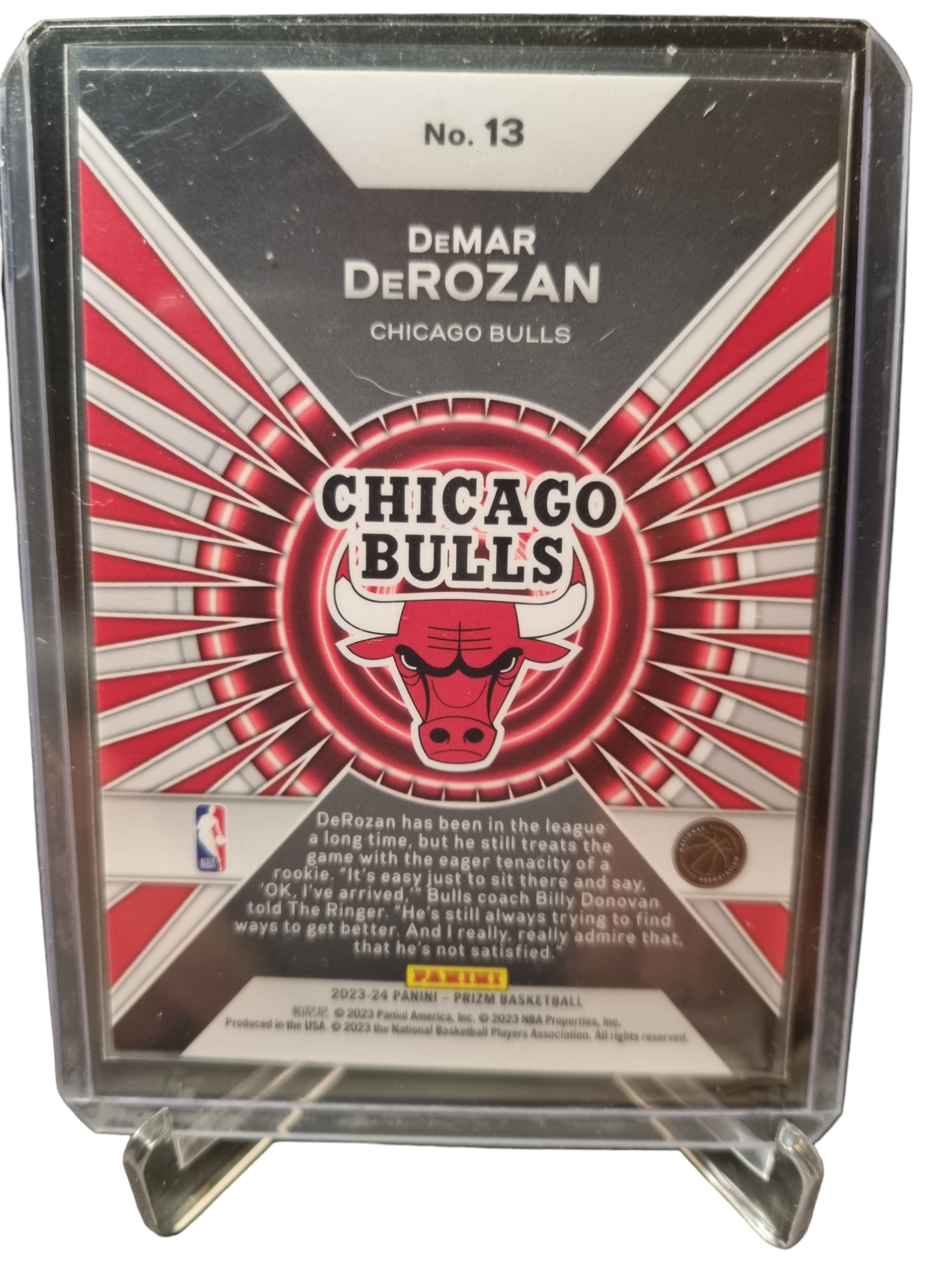 2023-24 Panini Prizm #13 DeMar DeRozan Dominance