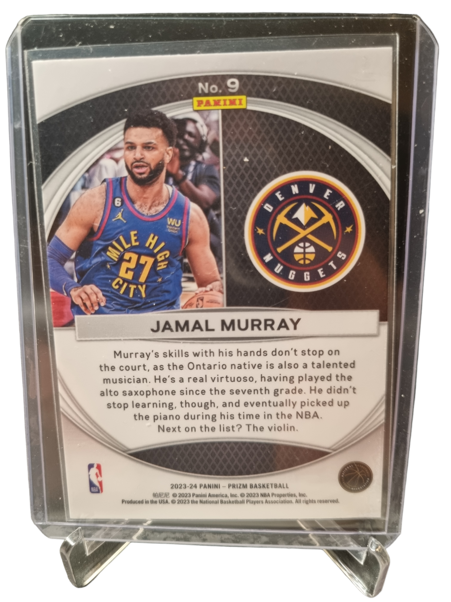 2023-24 Panini Prizm #9 Jamal Murray Global Reach