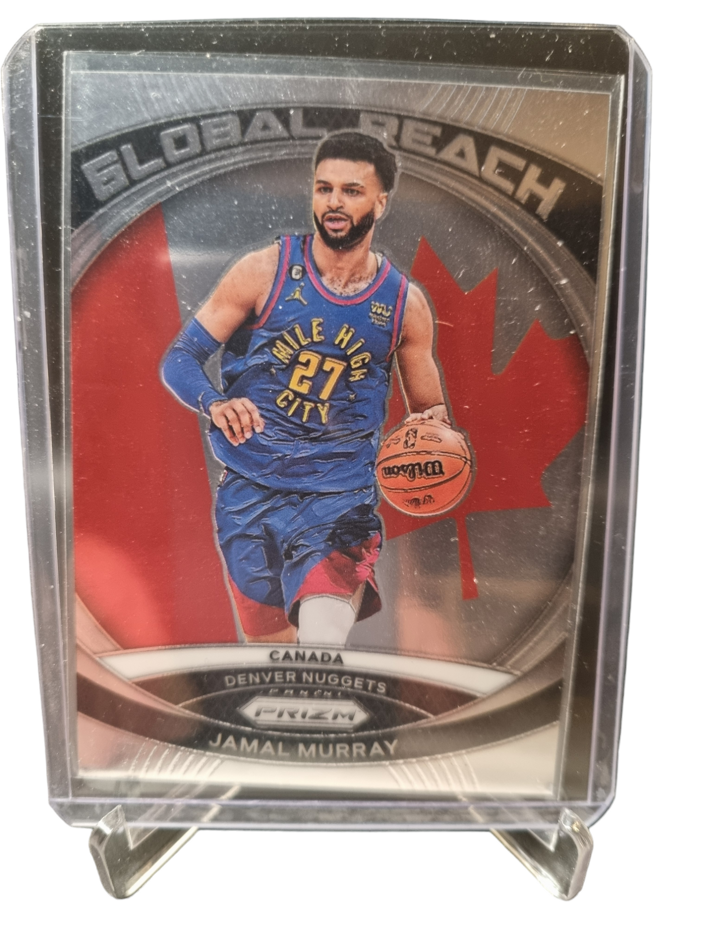 2023-24 Panini Prizm #9 Jamal Murray Global Reach