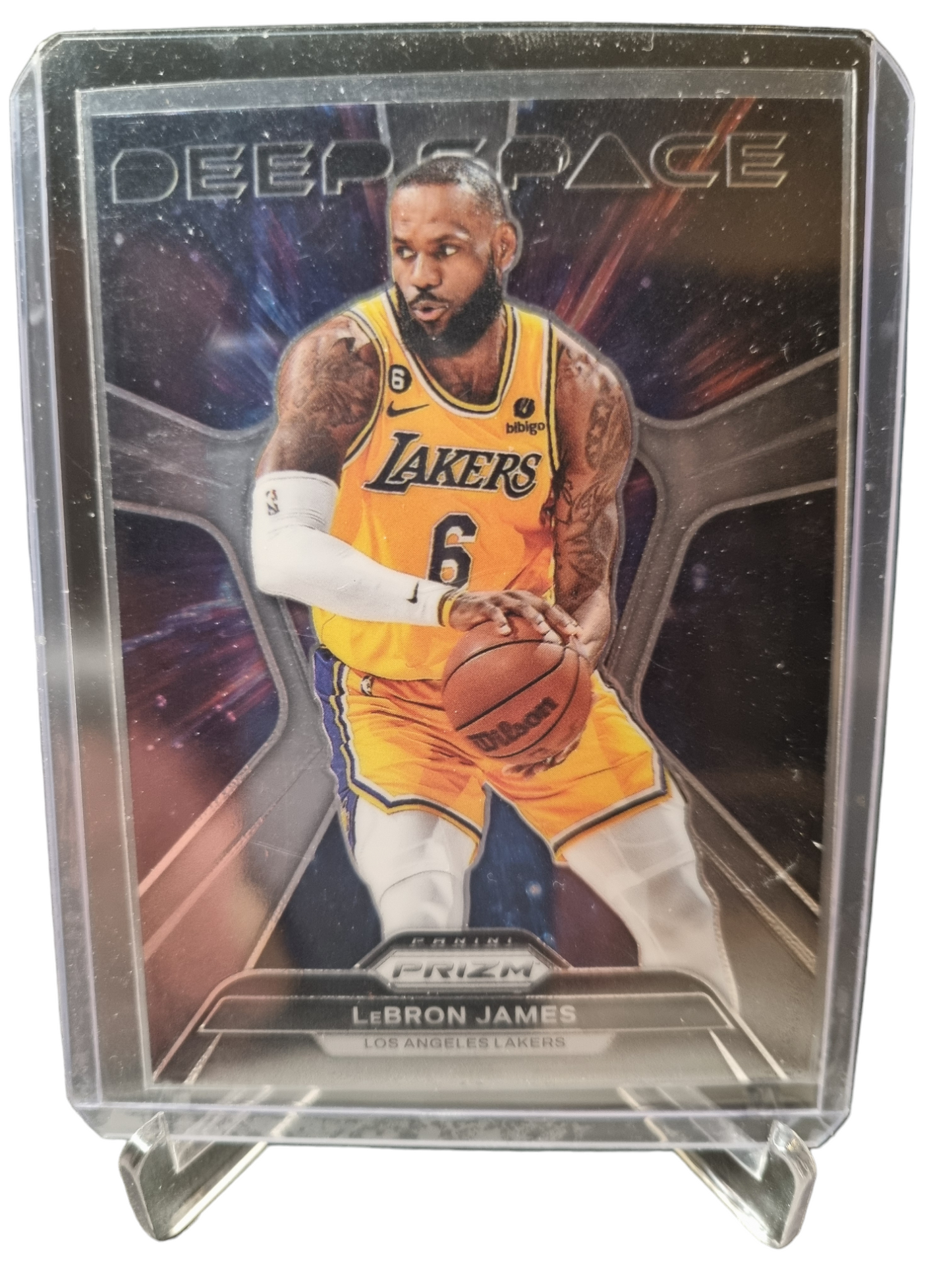 2023-24 Panini Prizm #7 Lebron James Deep Space