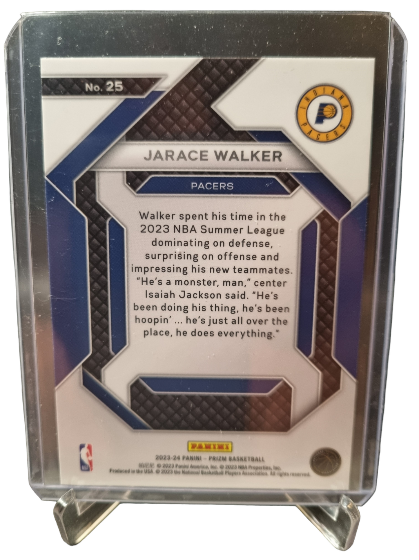 2023-24 Panini Prizm #25 Jarace Walker Rookie Card Emergent