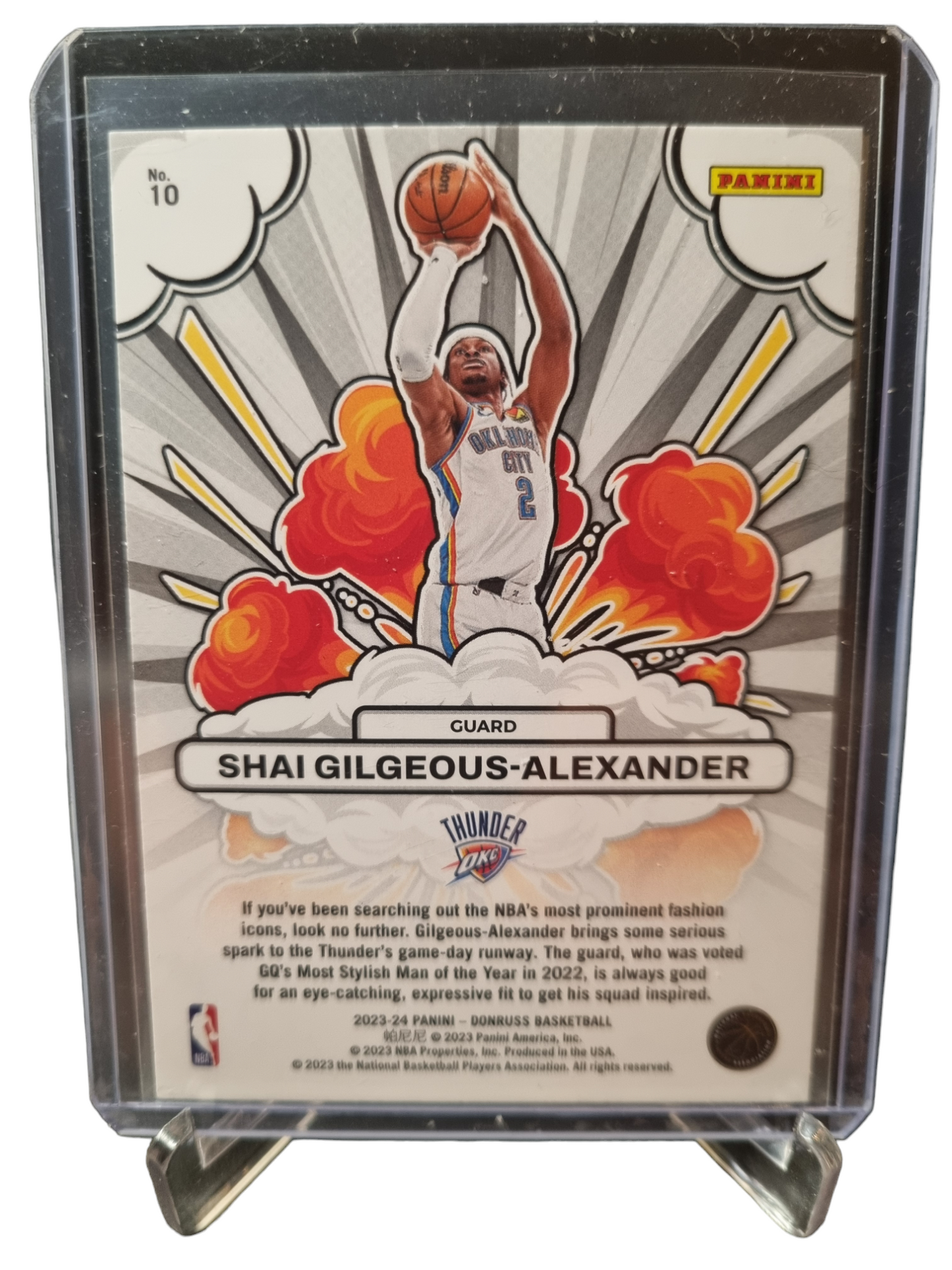 2023-24 Panini Donruss #10 Shai Gilgeous-Alexander Bomb Squad