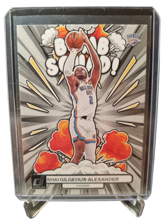 2023-24 Panini Donruss #10 Shai Gilgeous-Alexander Bomb Squad