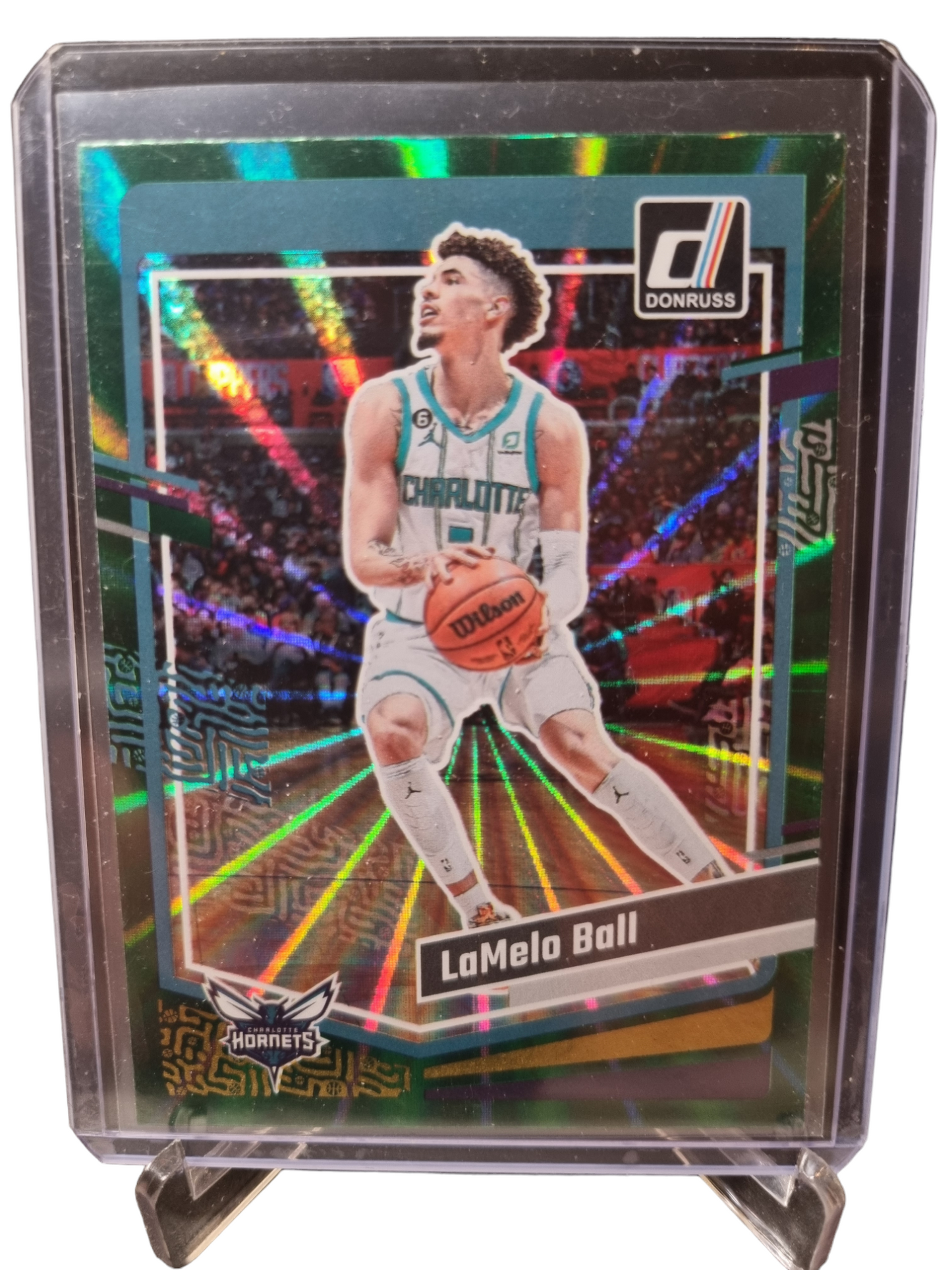 2023-24 Panini Donruss #87 LaMelo Ball Green Laser