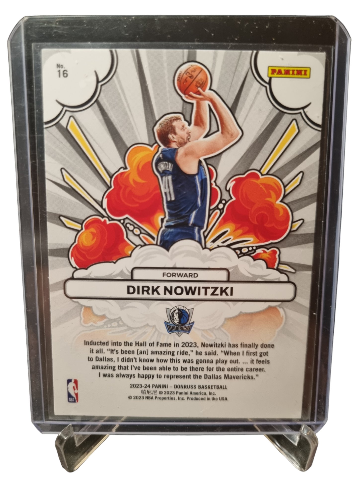 2023-24 Panini Donruss #16 Dirk Nowitzki Bomb Squad