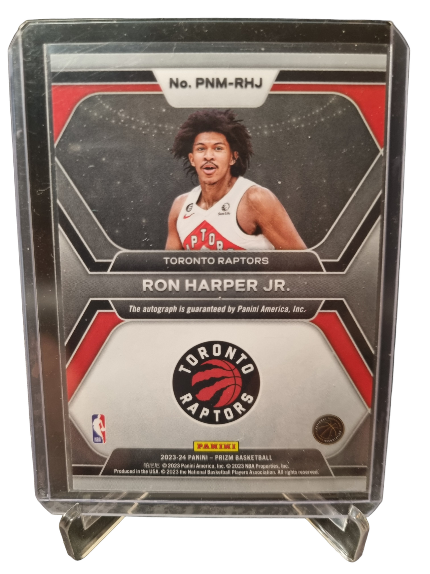 2023-24 Panini Prizm #PNM-RHJ Ron Harper JR Rookie Card Autograph