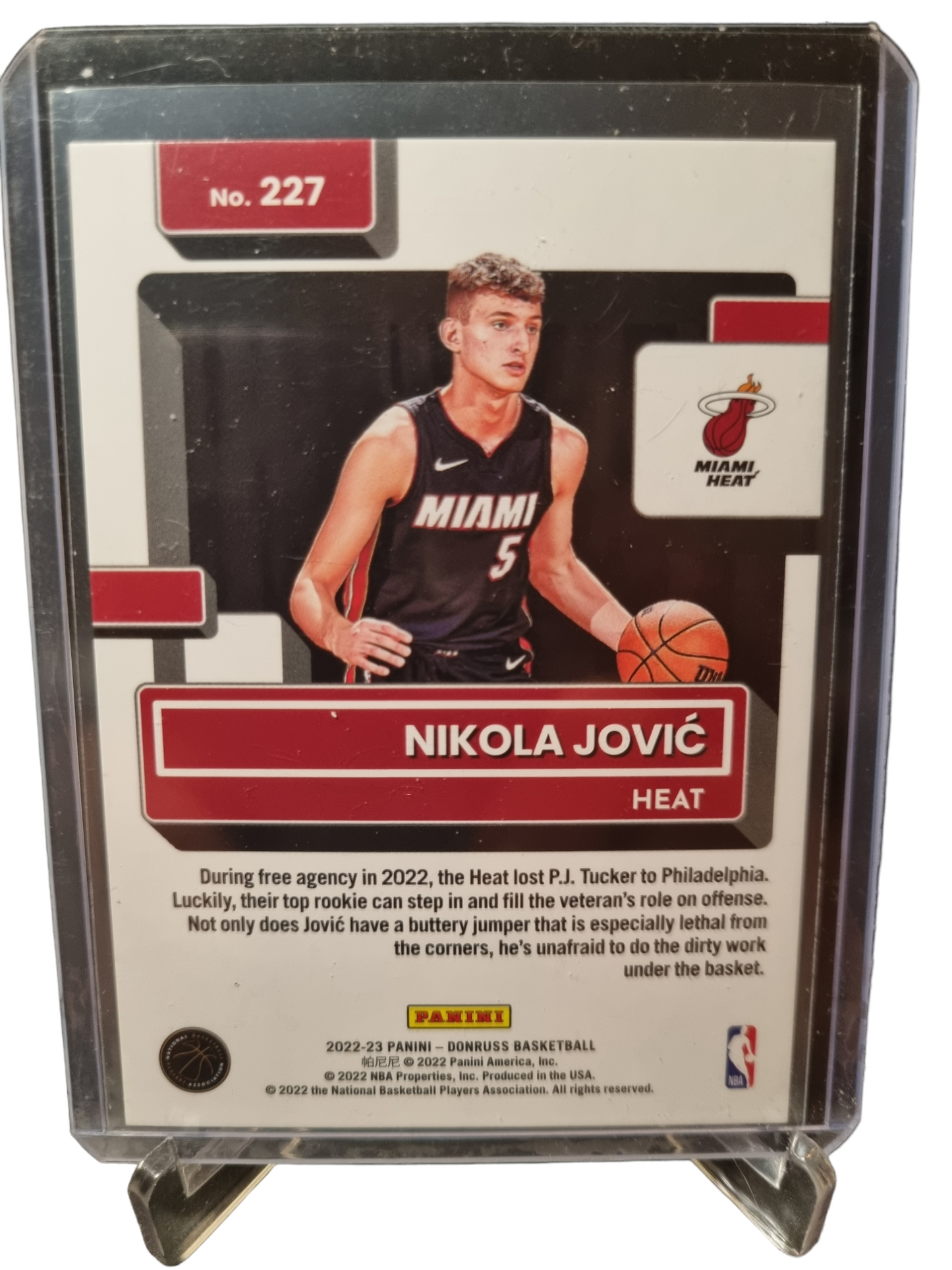 2022-23 Panini Donruss Choice #227 Nikola Jovic Rated Rookie 48/99