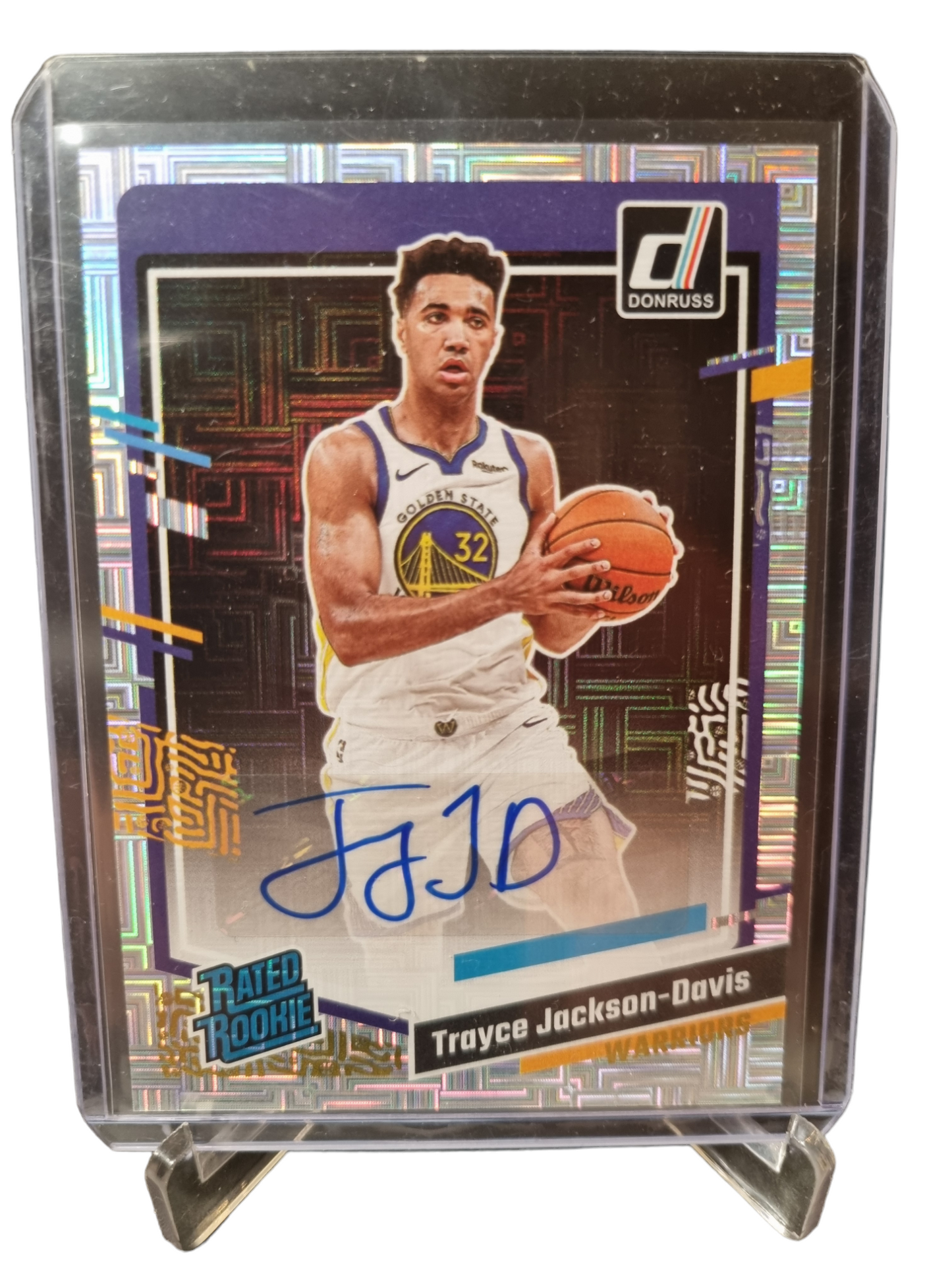 2023-24 Panini Donruss Choice #267 Trayce Jackson-Davis Rated Rookie Autograph