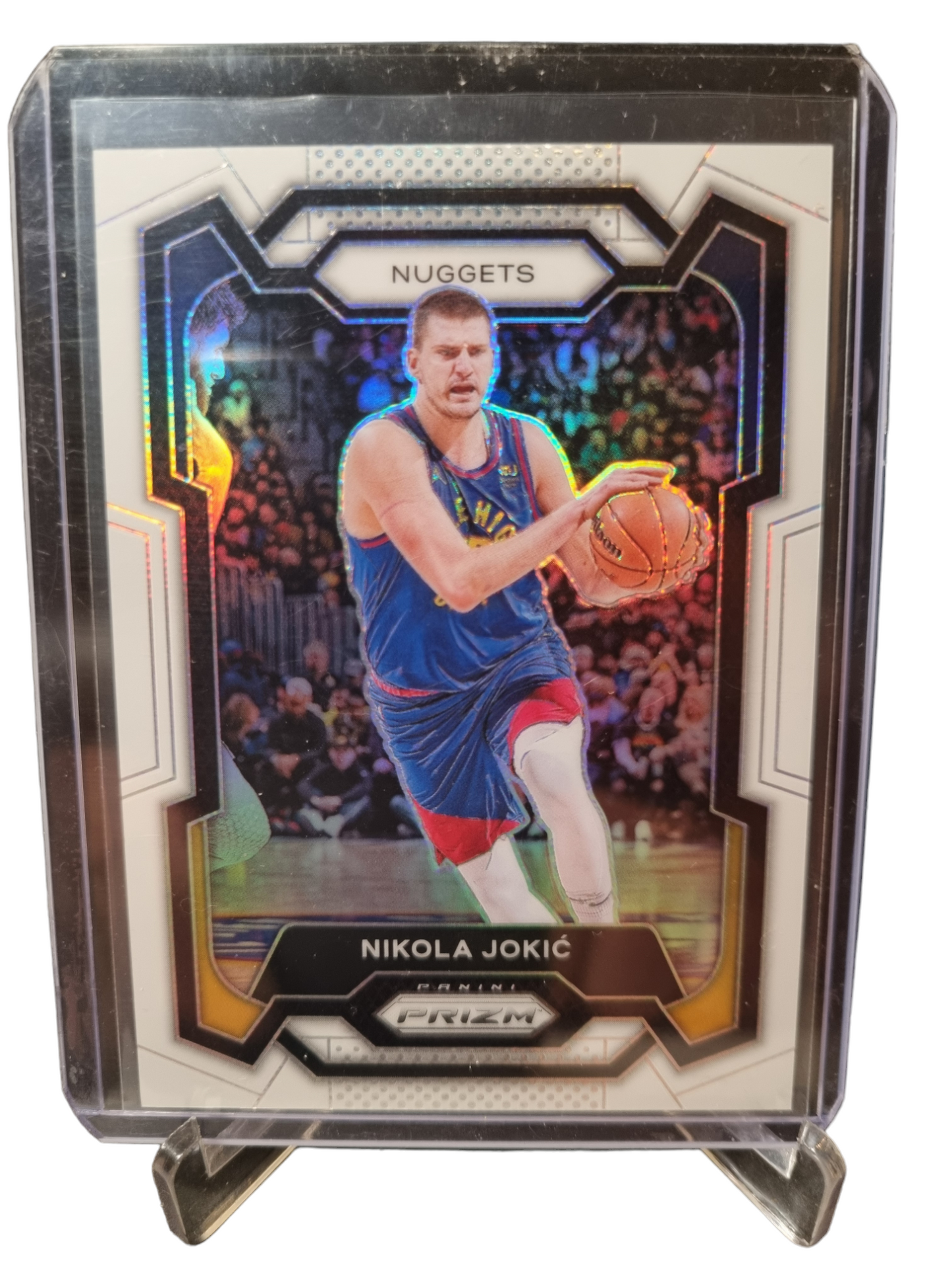 2023-24 Panini Prizm #17 Nikola Jokic White Prizm 161/175