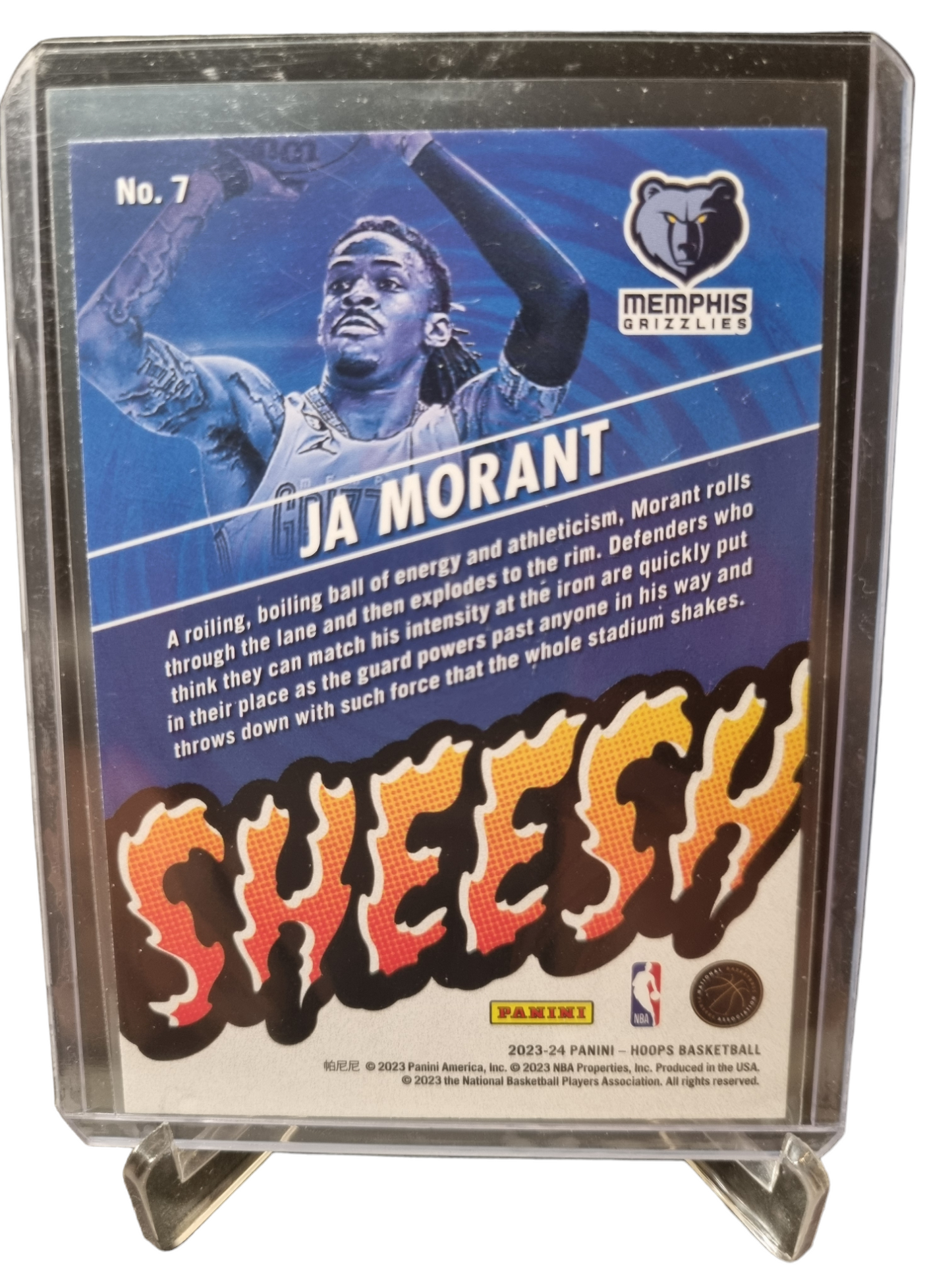 2023-24 Panini Hoops #7 JA Morant Sheesh