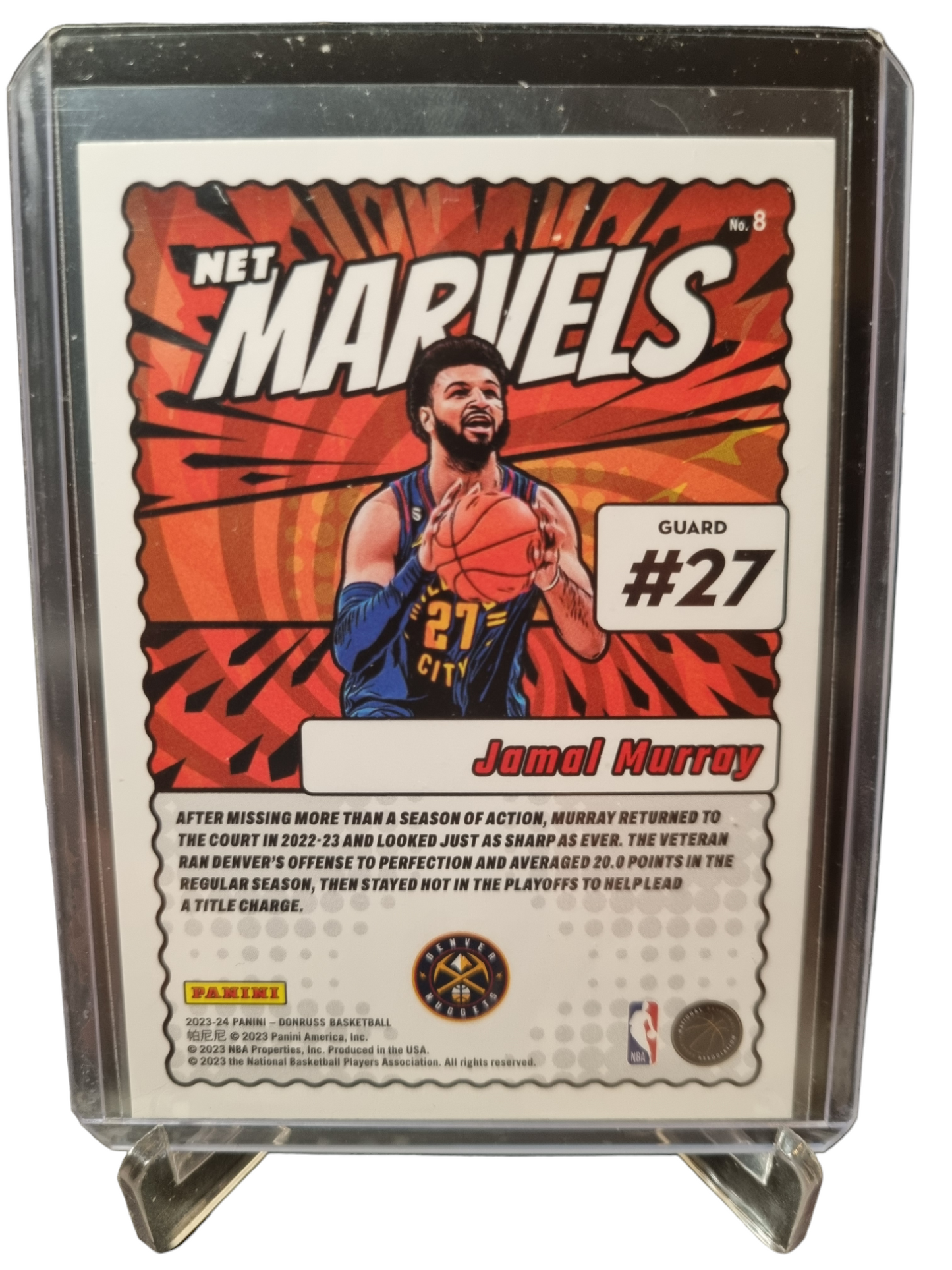 2023-24 Panini Donruss #8 Jamal Murray Net Marvels