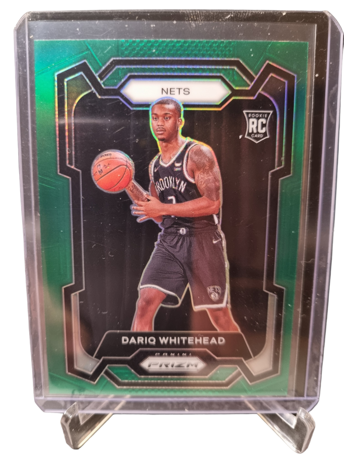 2023-24 Panini Prizm #175 Dariq Whitehead Rookie Card Green Prizm