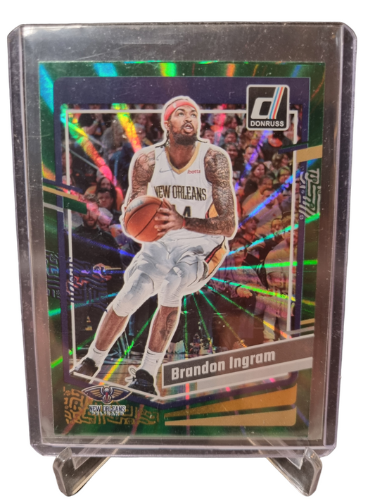 2023-24 Panini Donruss #30 Brandon Ingram Green Laser Holo