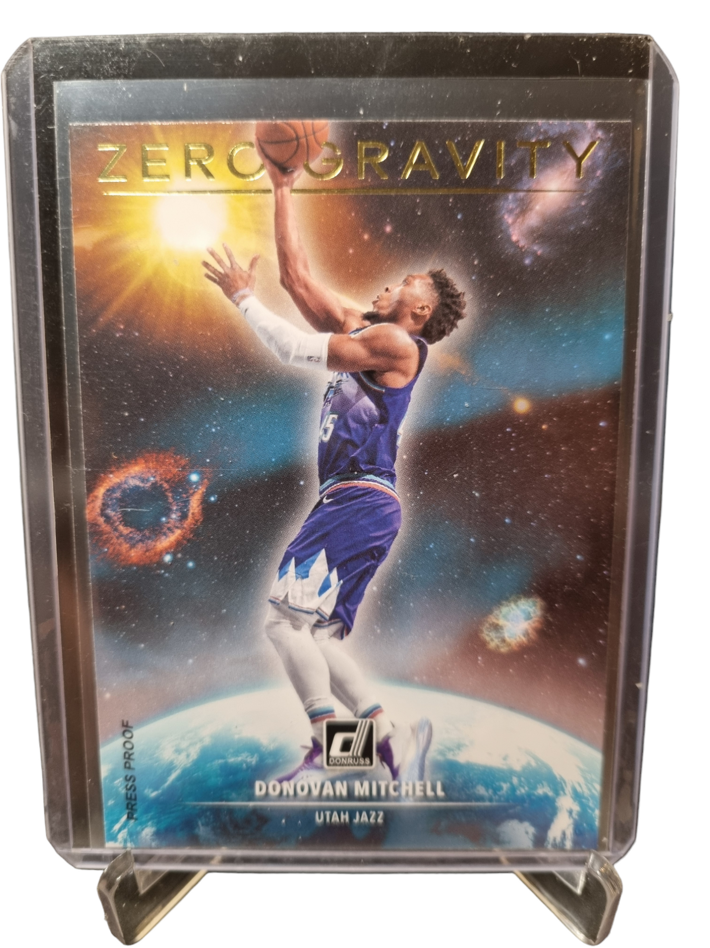 2020-21 Panini Donruss #4 Donovan Mitchell Zero Gravity