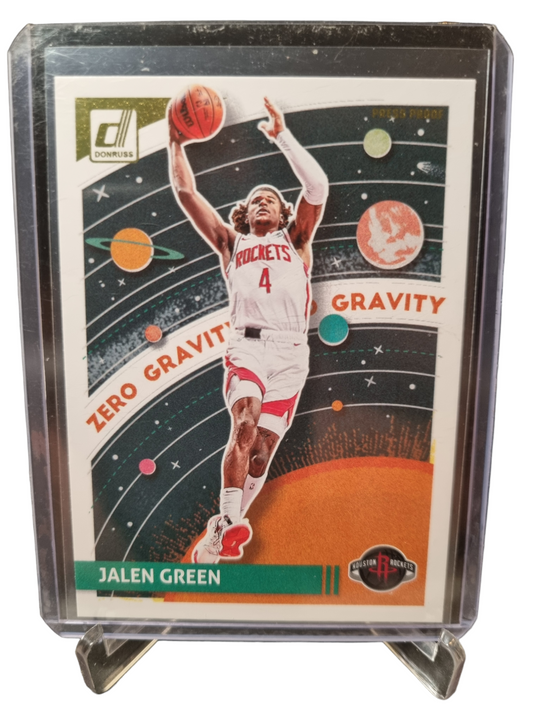 2023-24 Panini Donruss #6 Jalen Green Zero Gravity Gold Press Proof