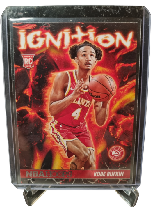 2023-24 Panini Hoops #14 Kobe Bufkin Rookie Card Ignition