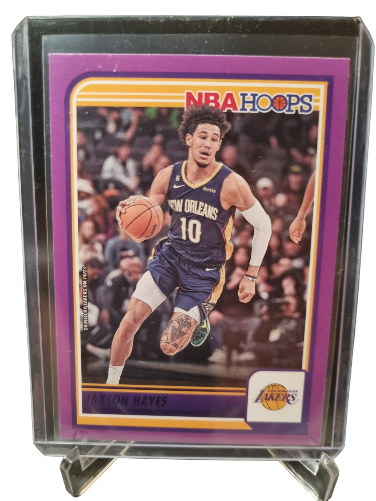 2023-24 Panini Hoops #124 Jaxson Hayes Purple