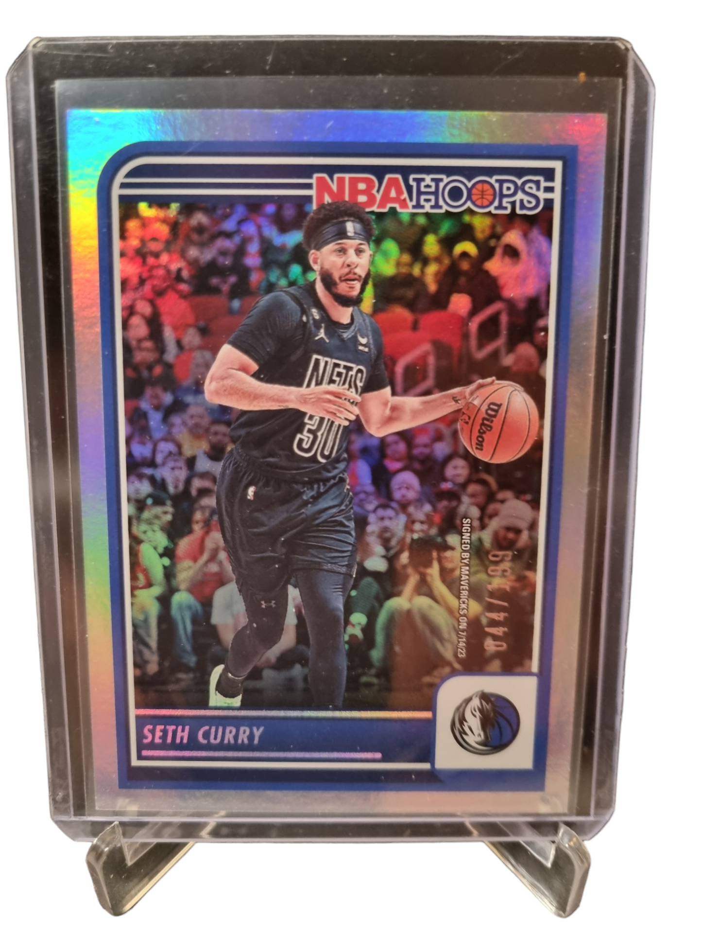 2023-24 Panini Hoops #216 Seth Curry Silver Holo 044/199