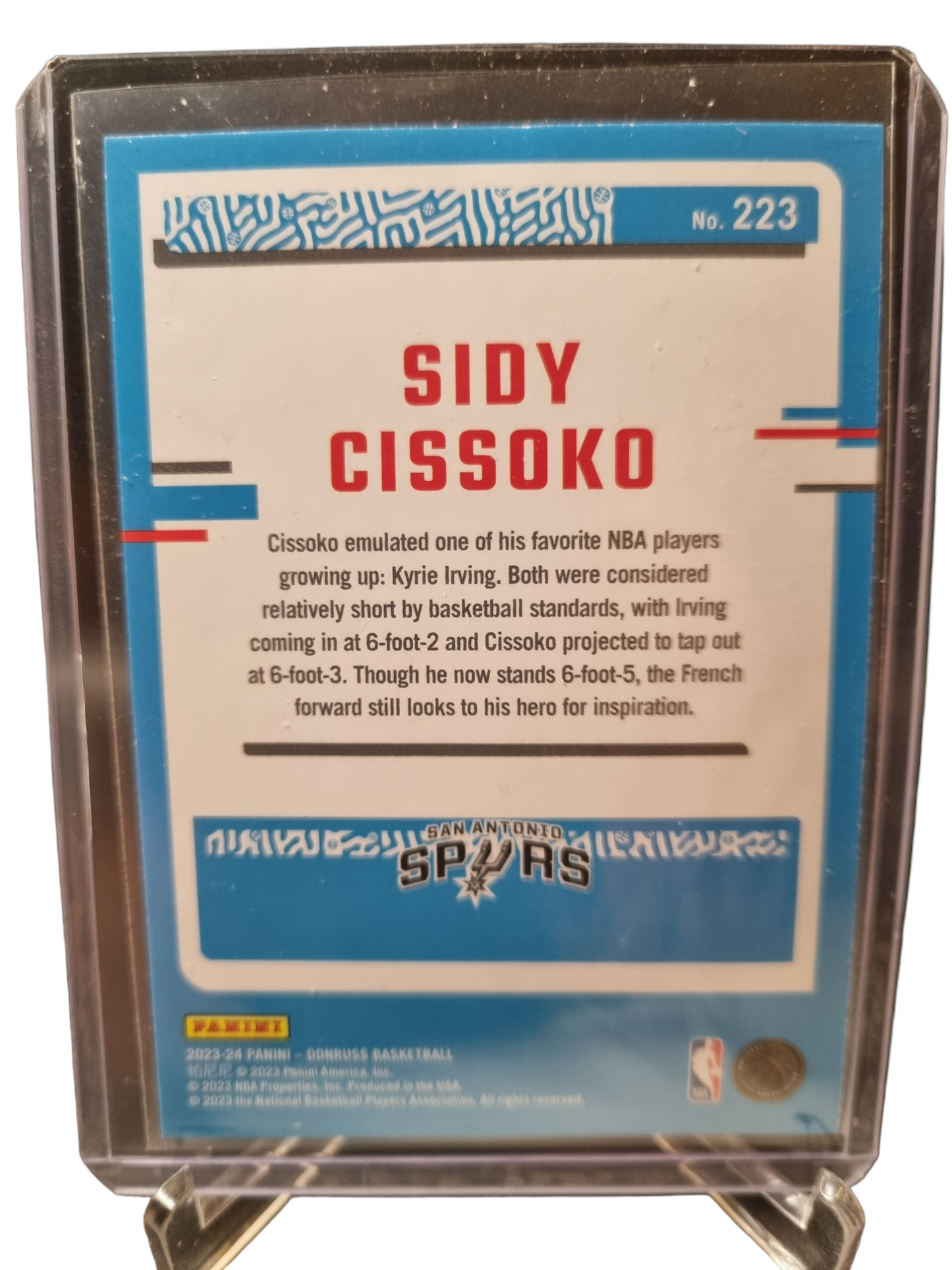 2023-24 Panini Donruss #223 Sidy Cissoko Rookie Card Rated Rookie