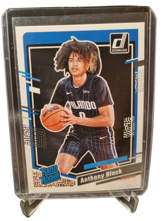 2023-24 Panini Donruss #202 Anthony Black Rookie Card Rated Rookie