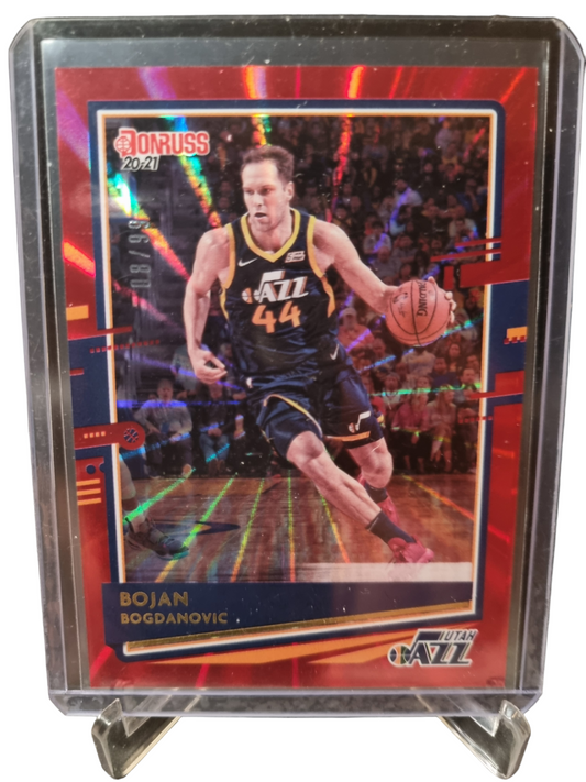 2023-24 Panini Donruss #56 Bojan Bogdanovic Red Laser 08/99