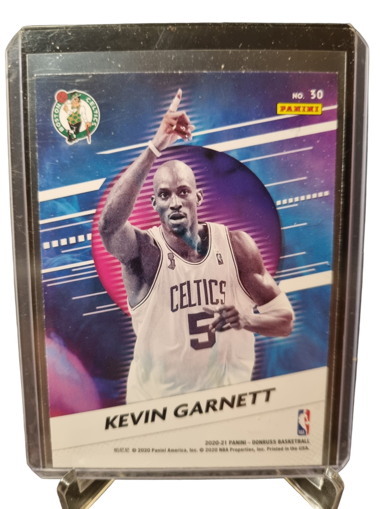 2020-21 Panini Donruss #30 Kevin Garnett Retro Series Press Proof