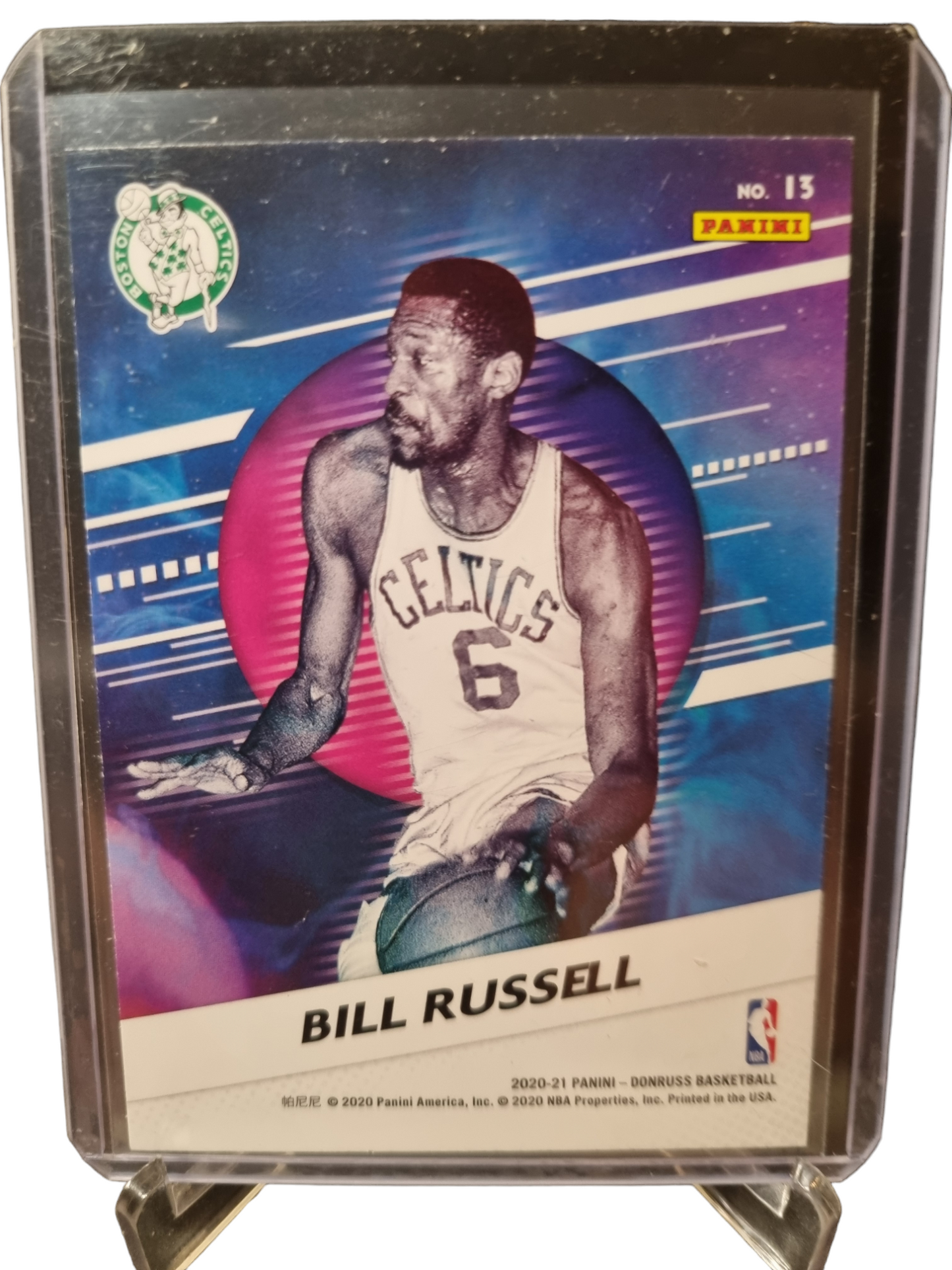 2020-21 Panini Donruss #13 Bill Russell Retro Series