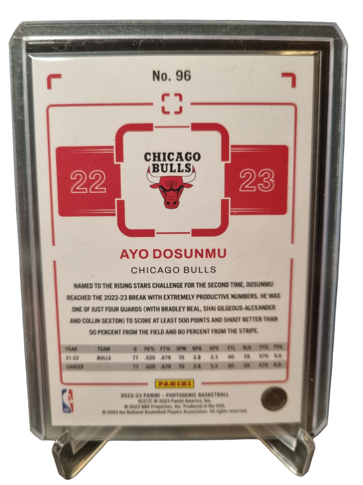 2022-23 Panini Photogenic #96 Ayo Dosunmu