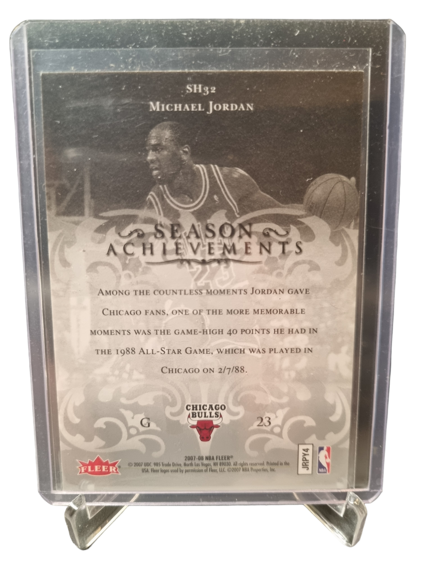 2007-08 Fleer #SH32 Michael Jordan Season Achievements