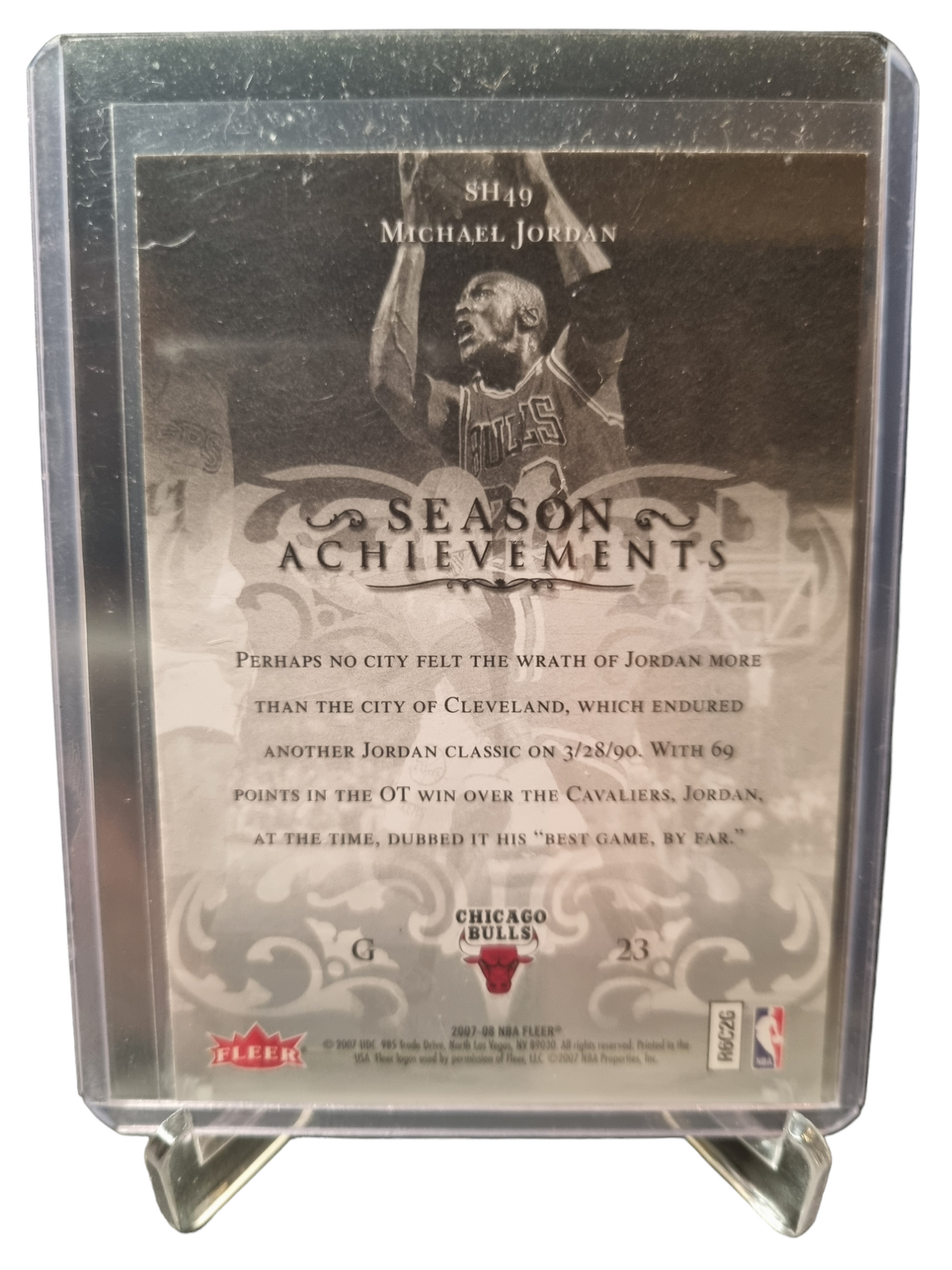 2007-08 Fleer #SH49 Michael Jordan Season Achievements